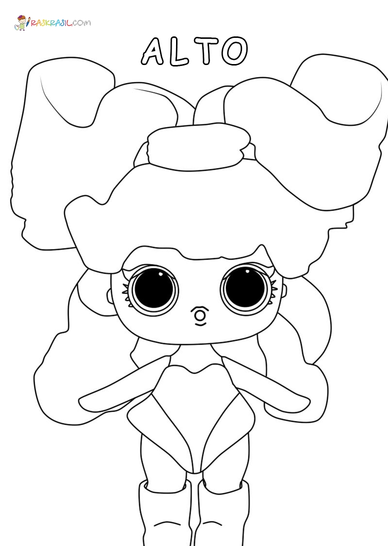 Lol Doll Mermaid Coloring Sheet