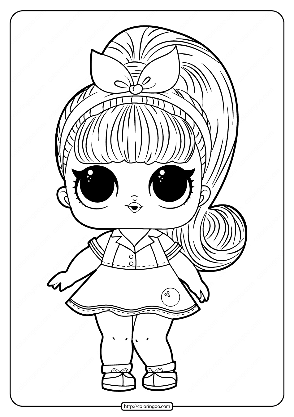 Lol Doll Printable Coloring Pages Customize And Print