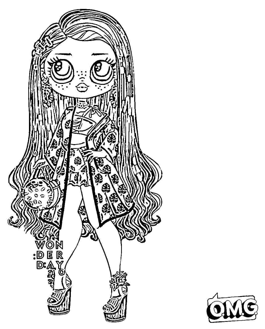 Omg Dolls Coloring Pages