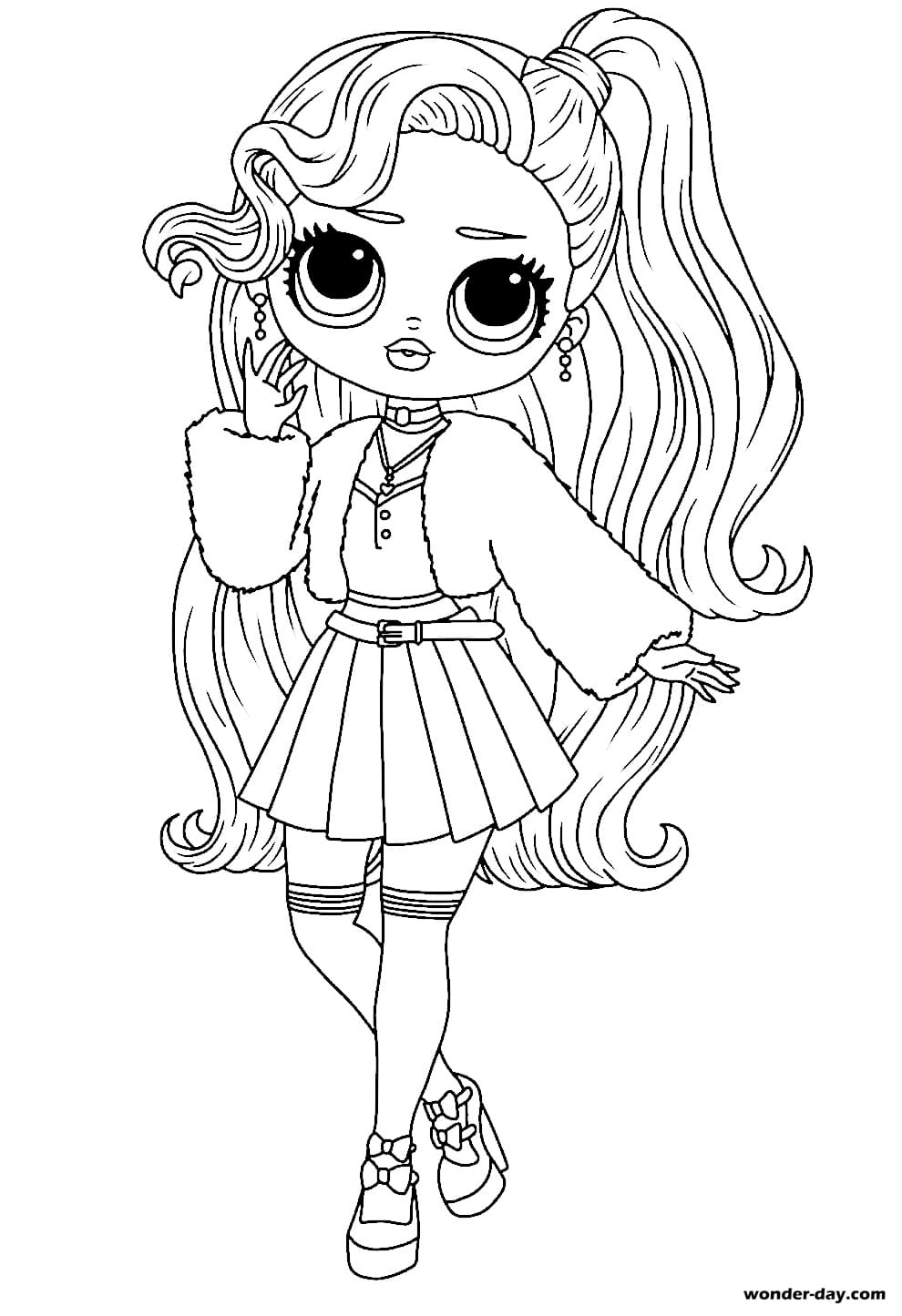 Lol Surprise Coloring Pages Omg Dolls Images And Photos Finder