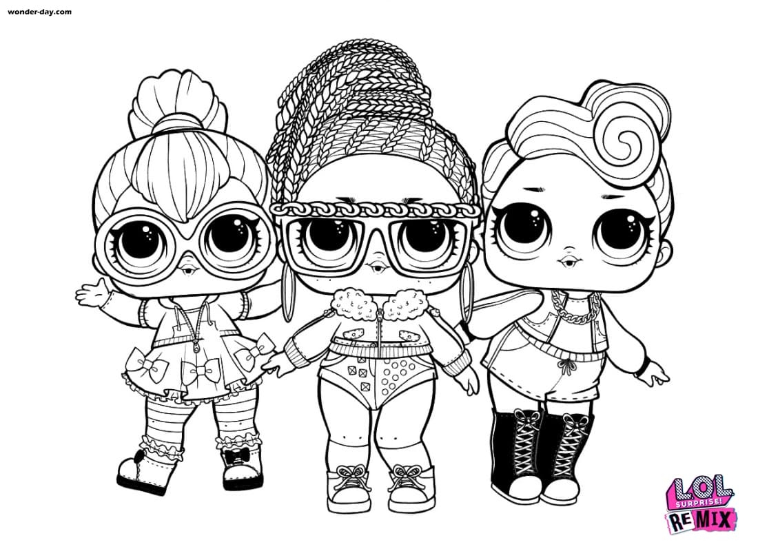 Sisters Lol Coloring Pages