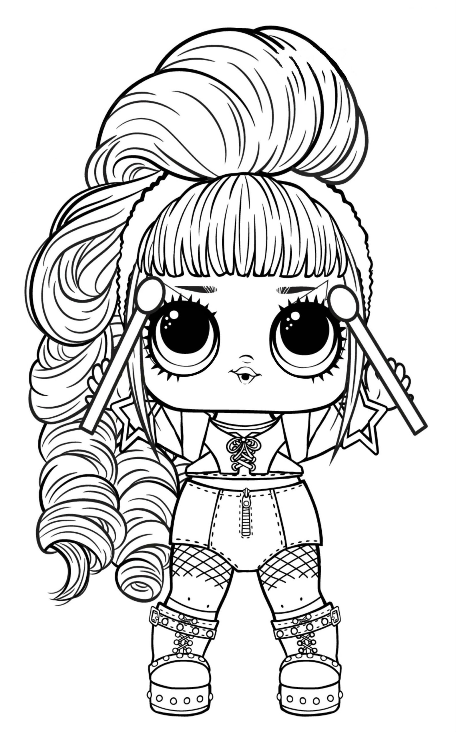 LOL Surprise Remix Coloring Book Page Sri S Queen Coloring Books Coloring Pages Lol Dolls