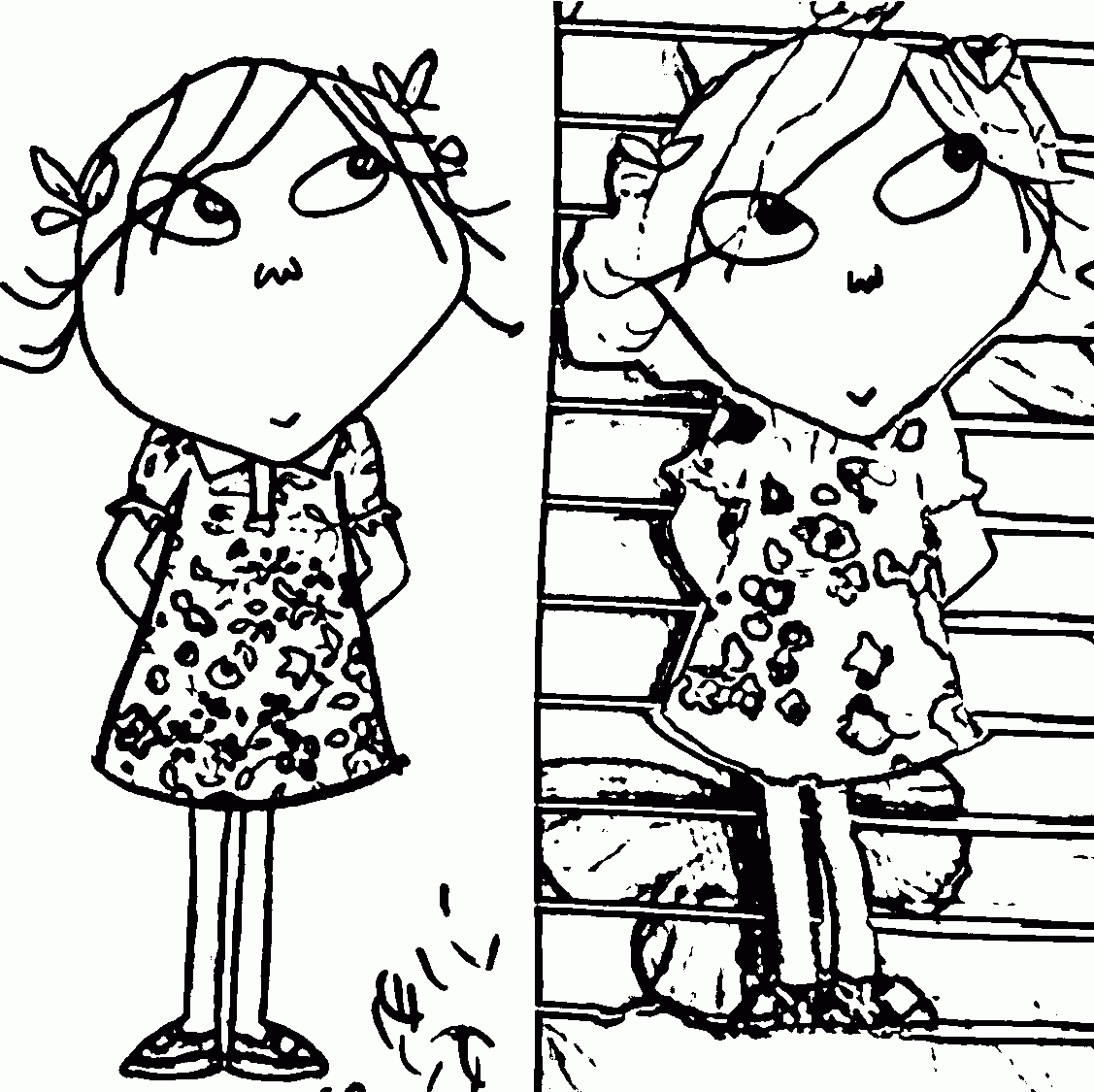 Lola And Charlie Coloring Pages Coloring Home