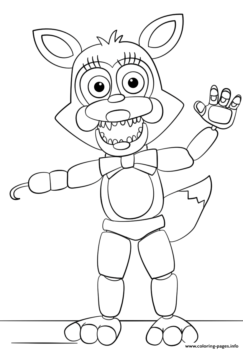 Lolbit Pages Coloring Pages
