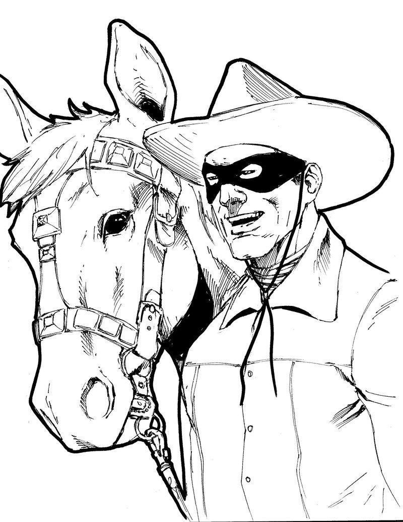 Lone Ranger Tonto And Images For Coloring Coloring Pages