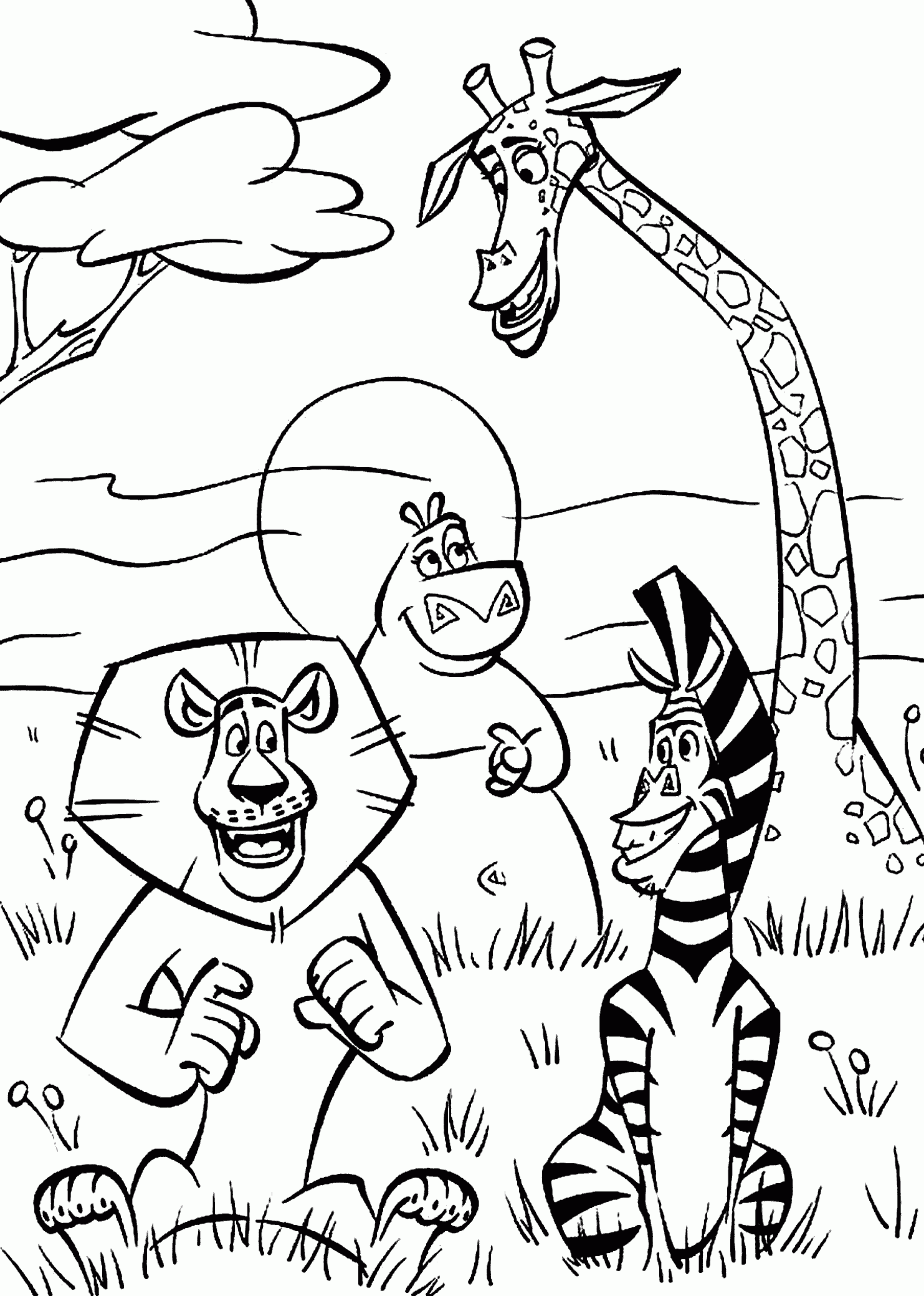 Madagascar Coloring Pages Best Coloring Pages For Kids