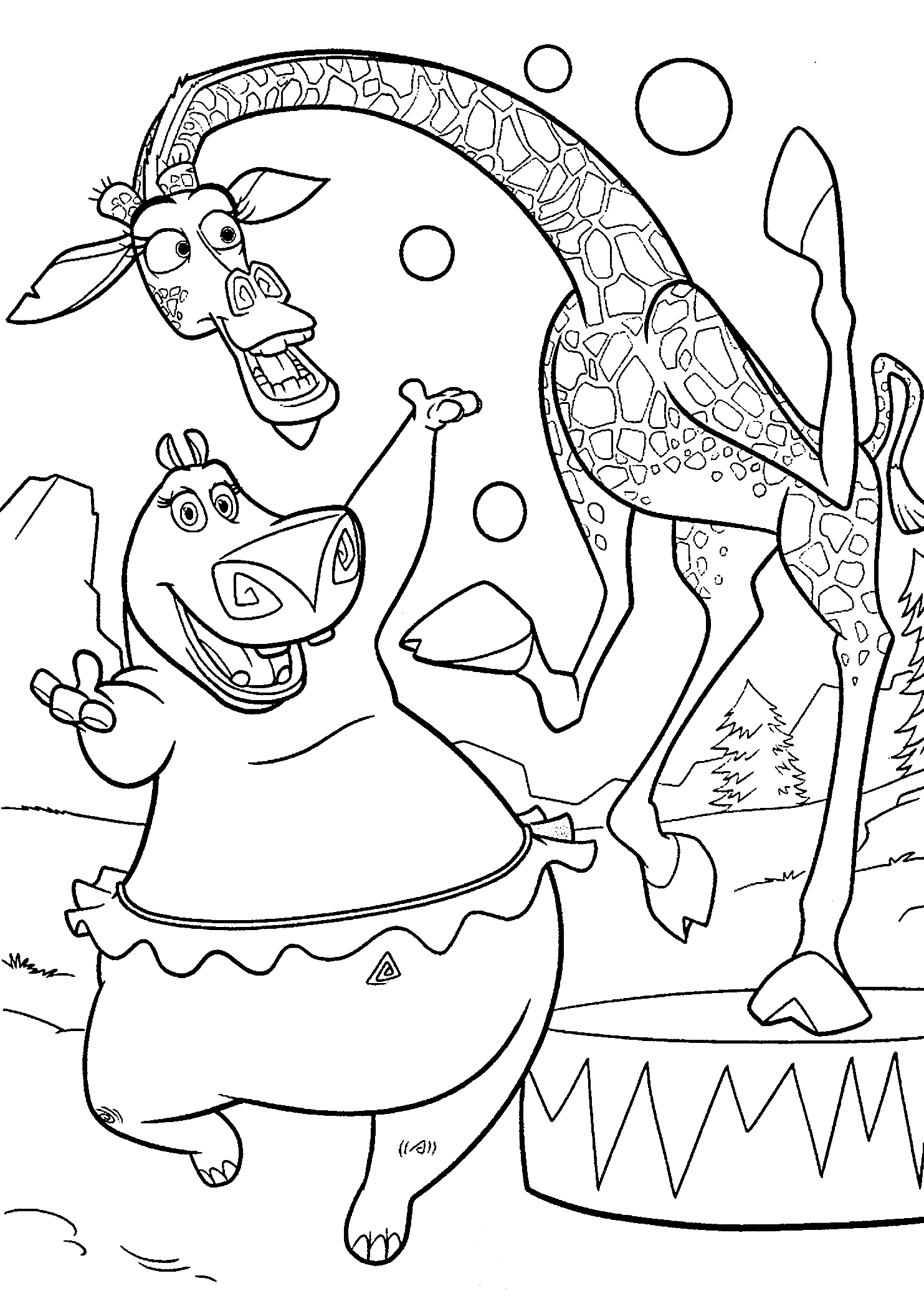 Madagascar Coloring Pages To Download And Print For Free