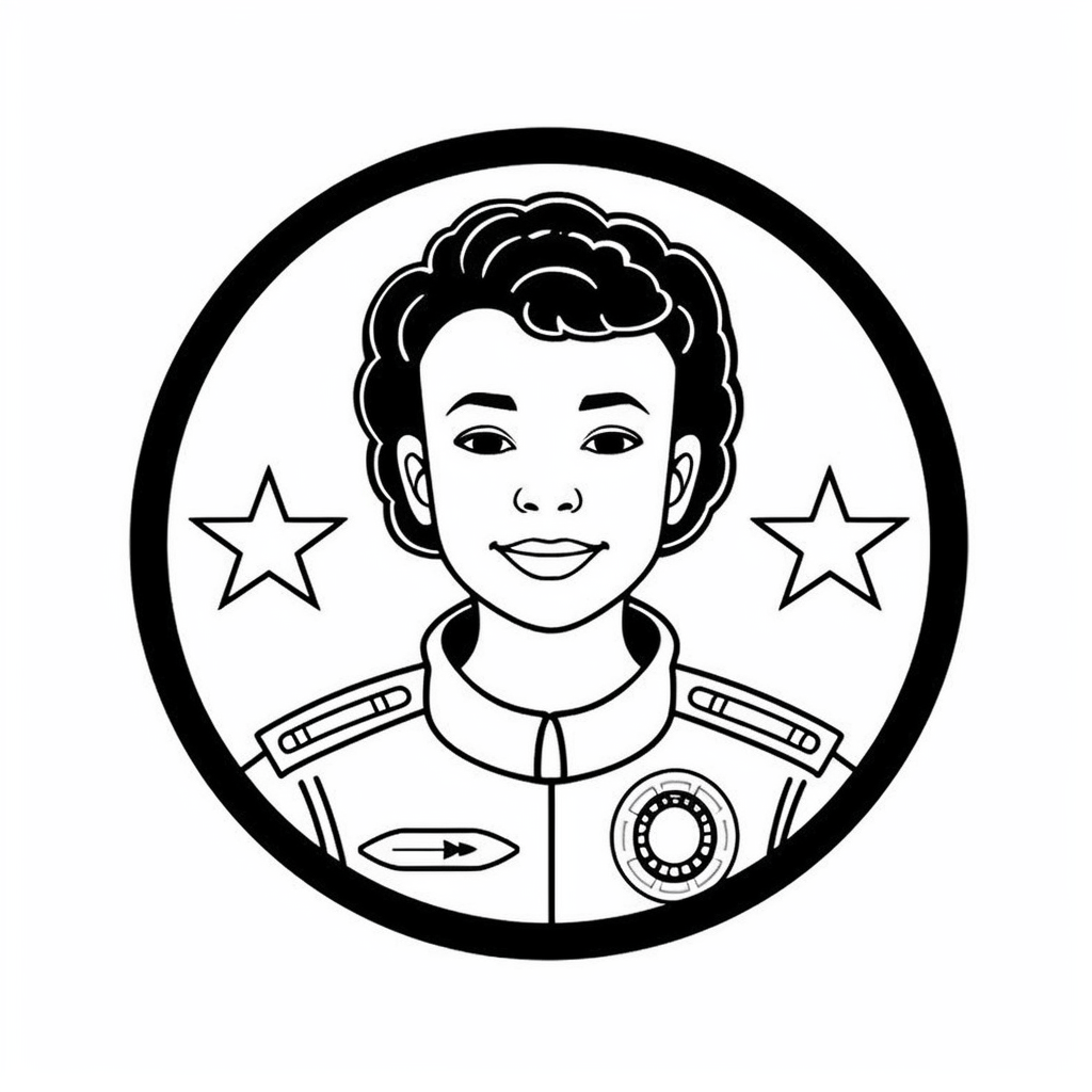 Mae Jemison Coloring Sheet For Kids Coloring Page