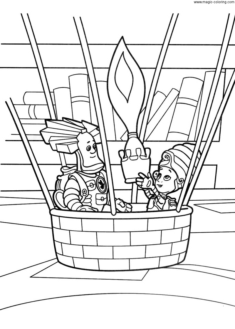 MAGIC COLORING Fiksiki Coloring Pages