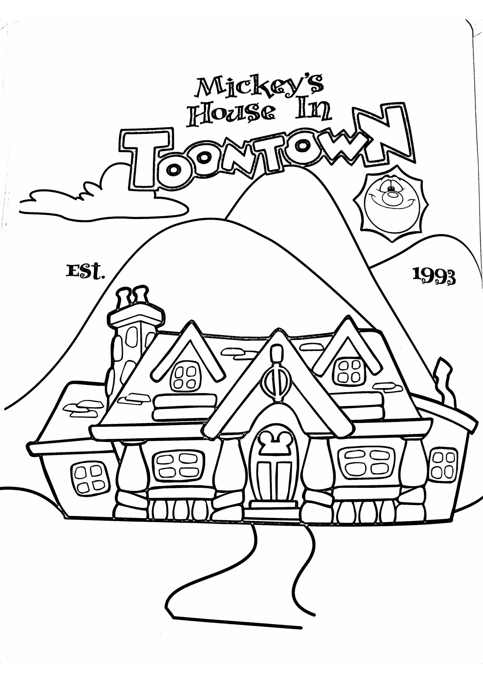 Magic Kingdom Coloring Pages