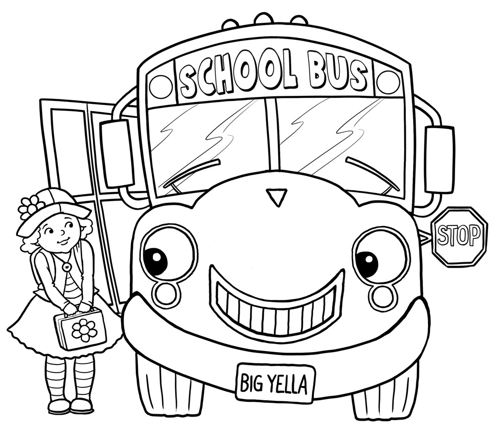 Magic School Bus Coloring Pages