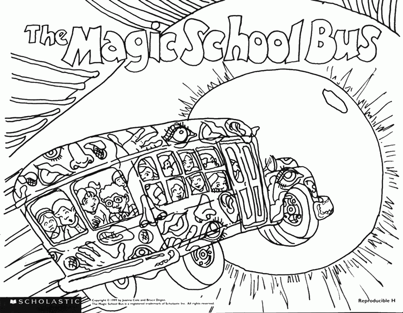 Magic School Bus Coloring Pages Best Coloring Pages For Kids