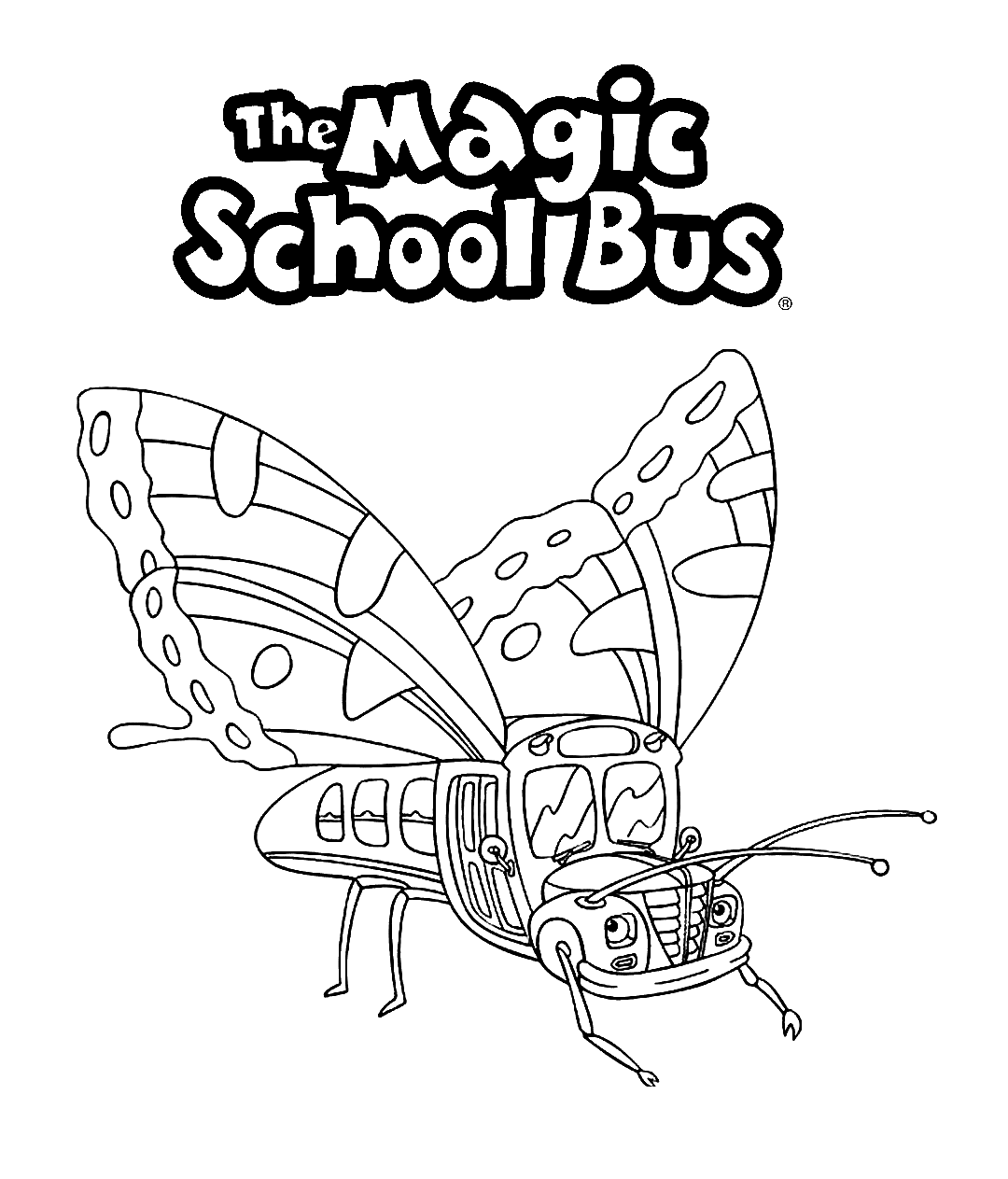 Magic School Bus Coloring Pages Printable Coloring Pages