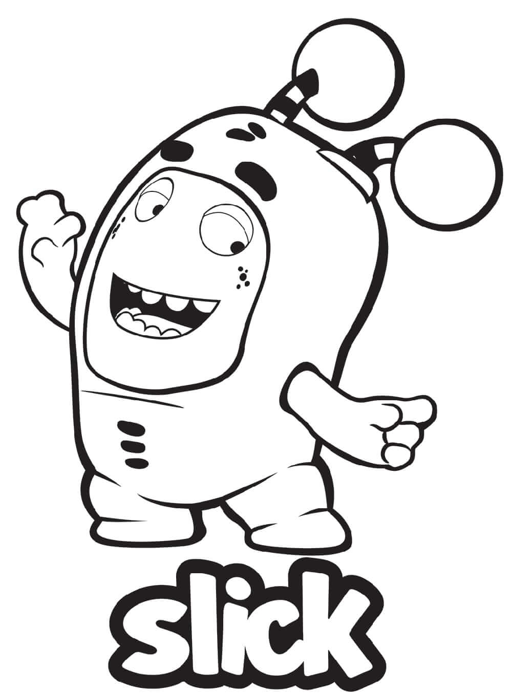Magical Oddbods Coloring Page Free Printable Coloring Pages For Kids