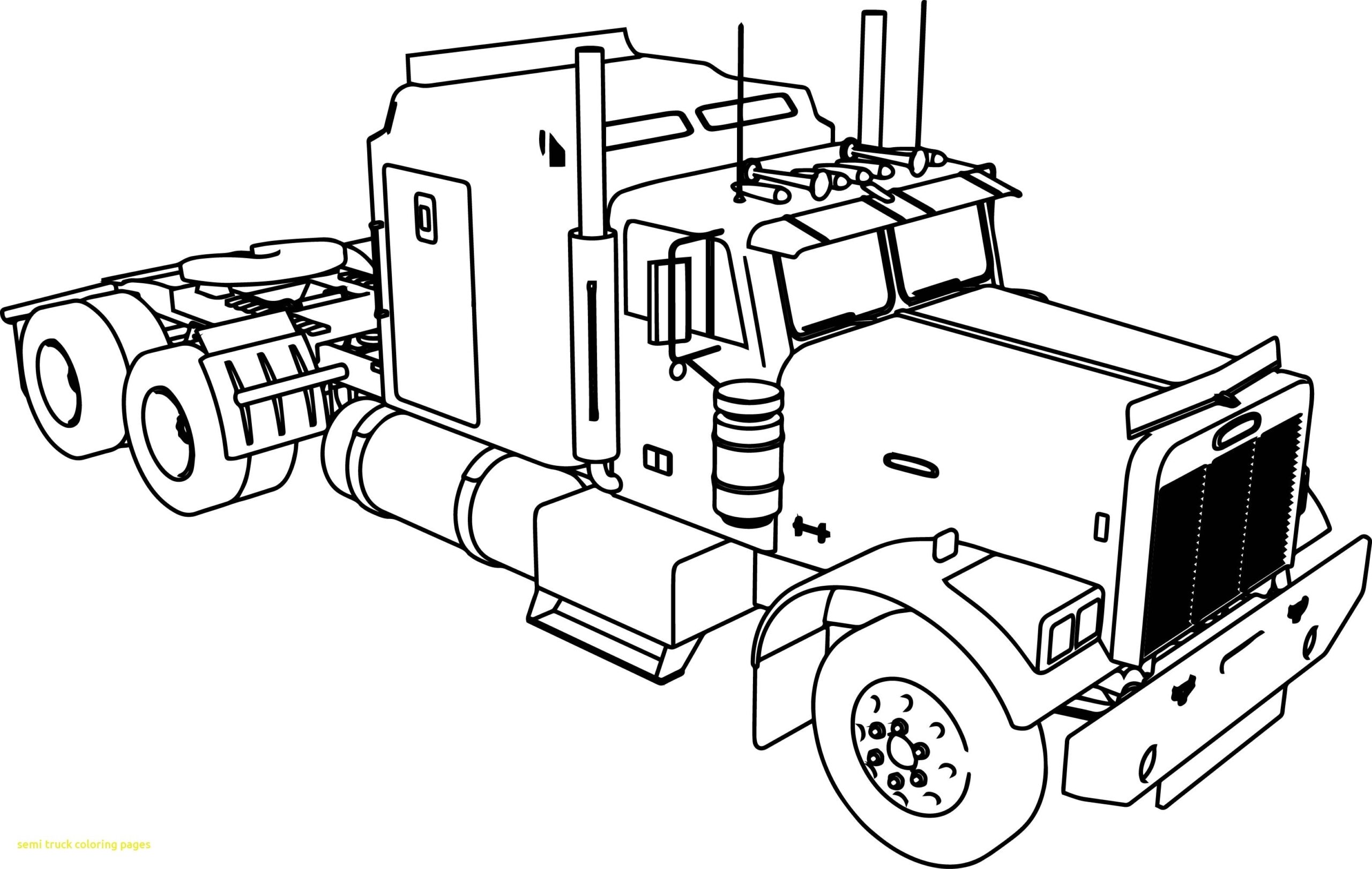Mail Truck Coloring Pages
