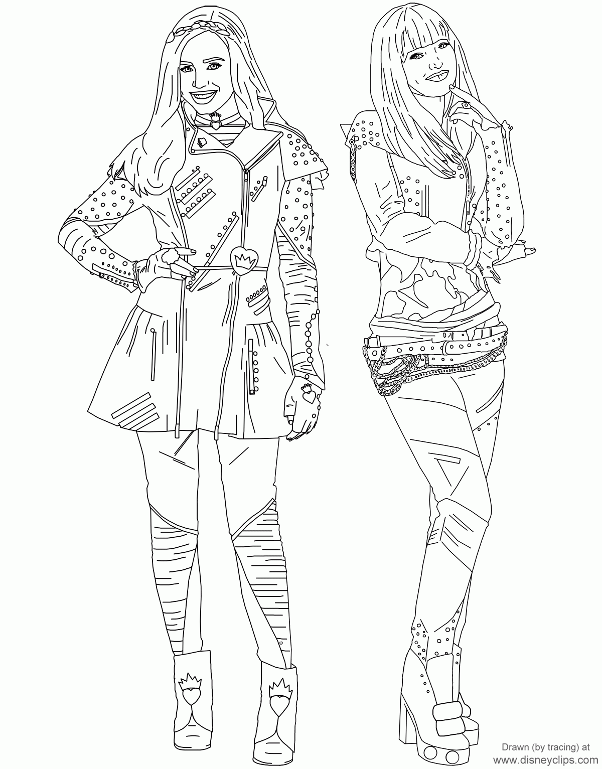 Mal Coloring Pages