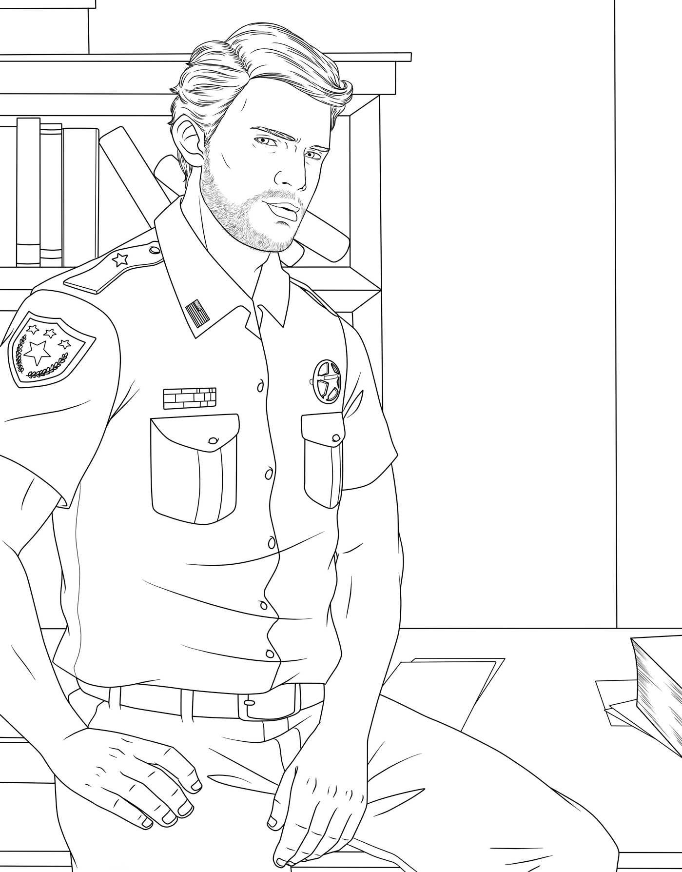 Male Coloring Pages