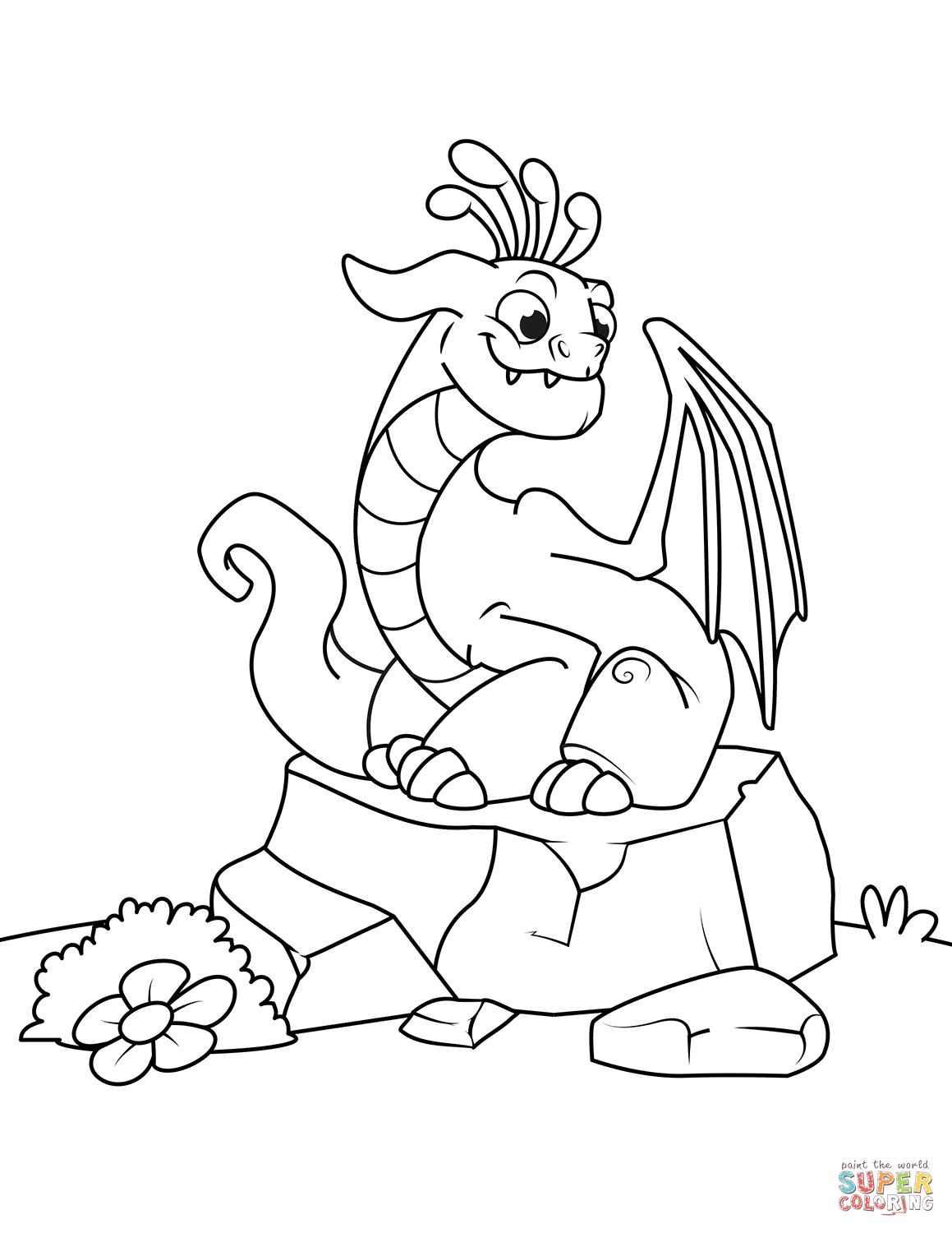 Maleficent Dragon Coloring Pages At GetDrawings Free Download
