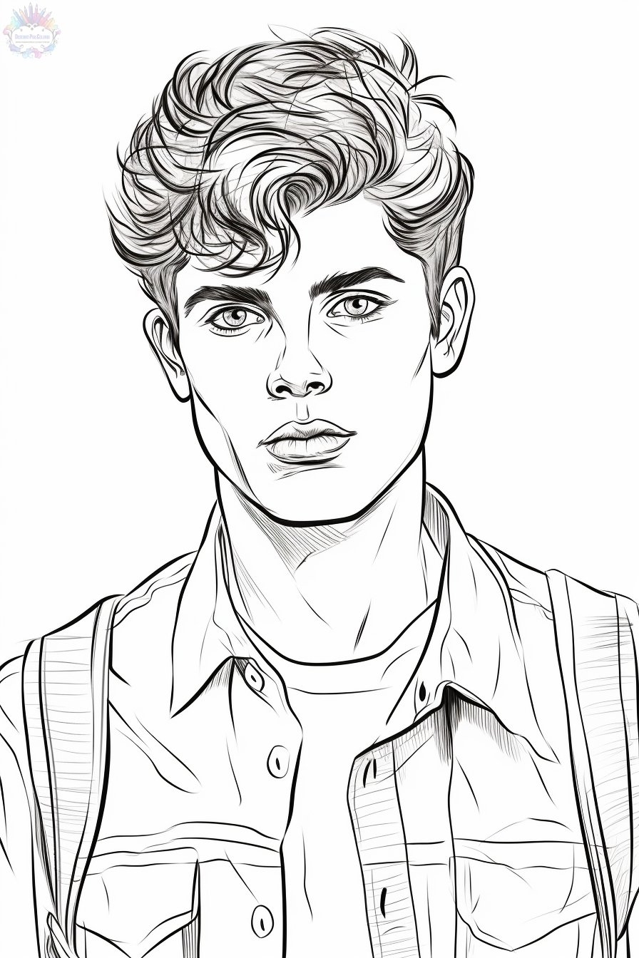 Man Coloring Pages