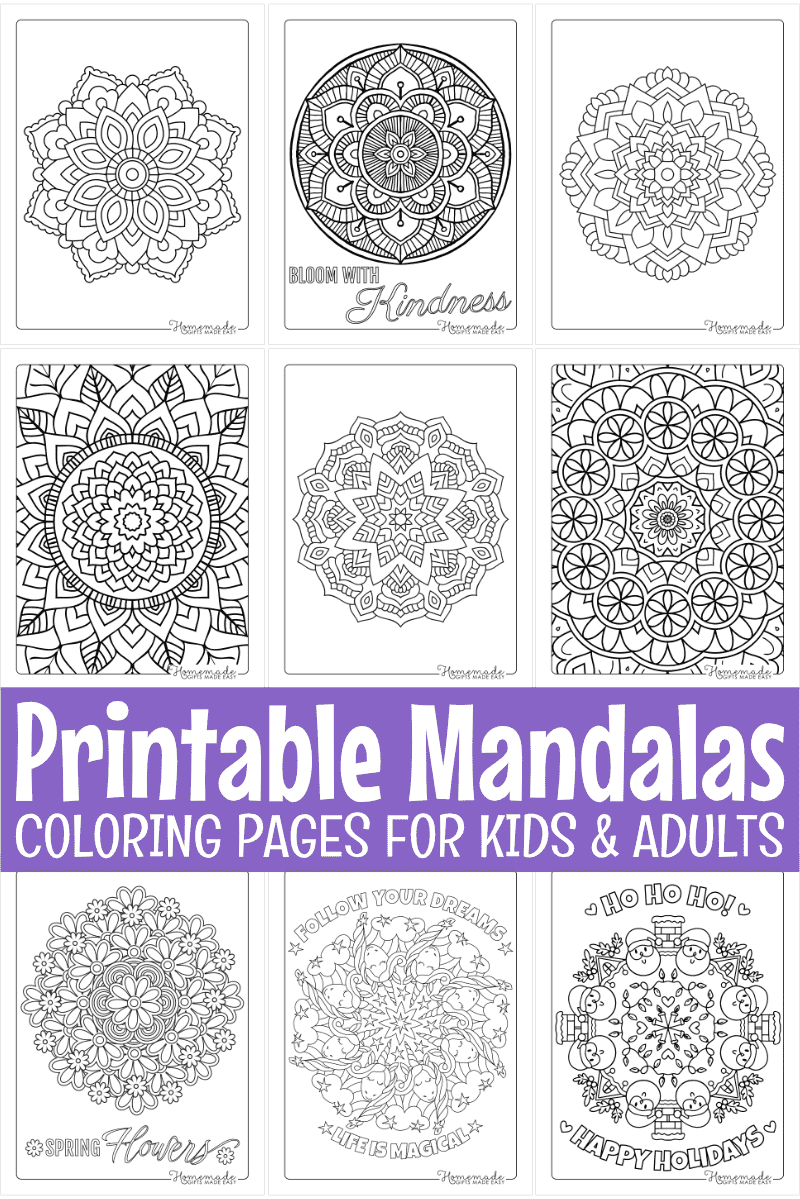 Mandala And Geometric Coloring Pages Teens Printable