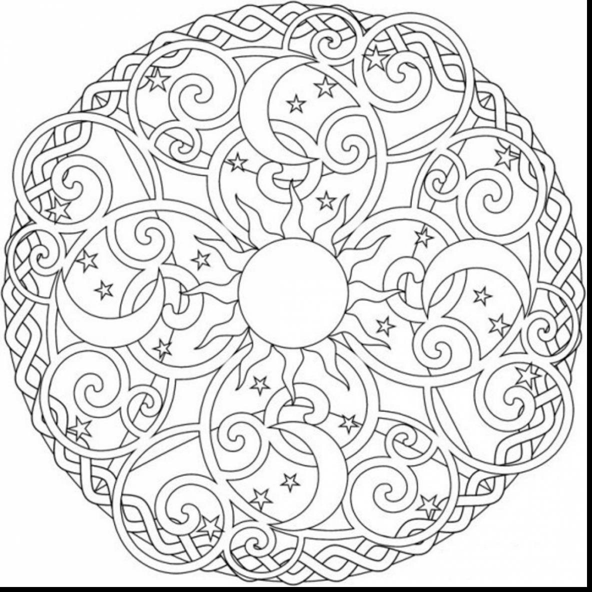Expert Mandala Coloring Pages