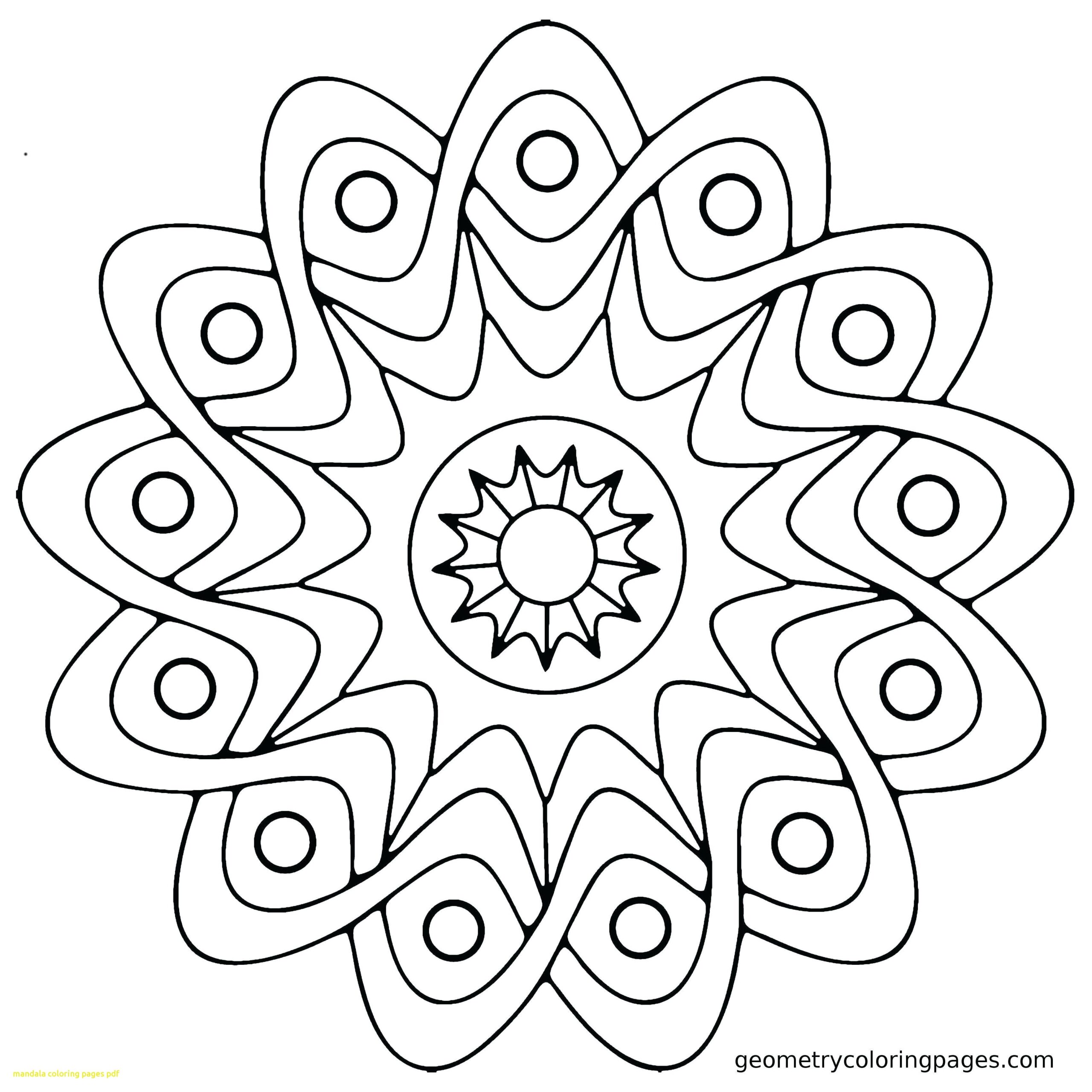 Coloring Pages Pdf Mandala