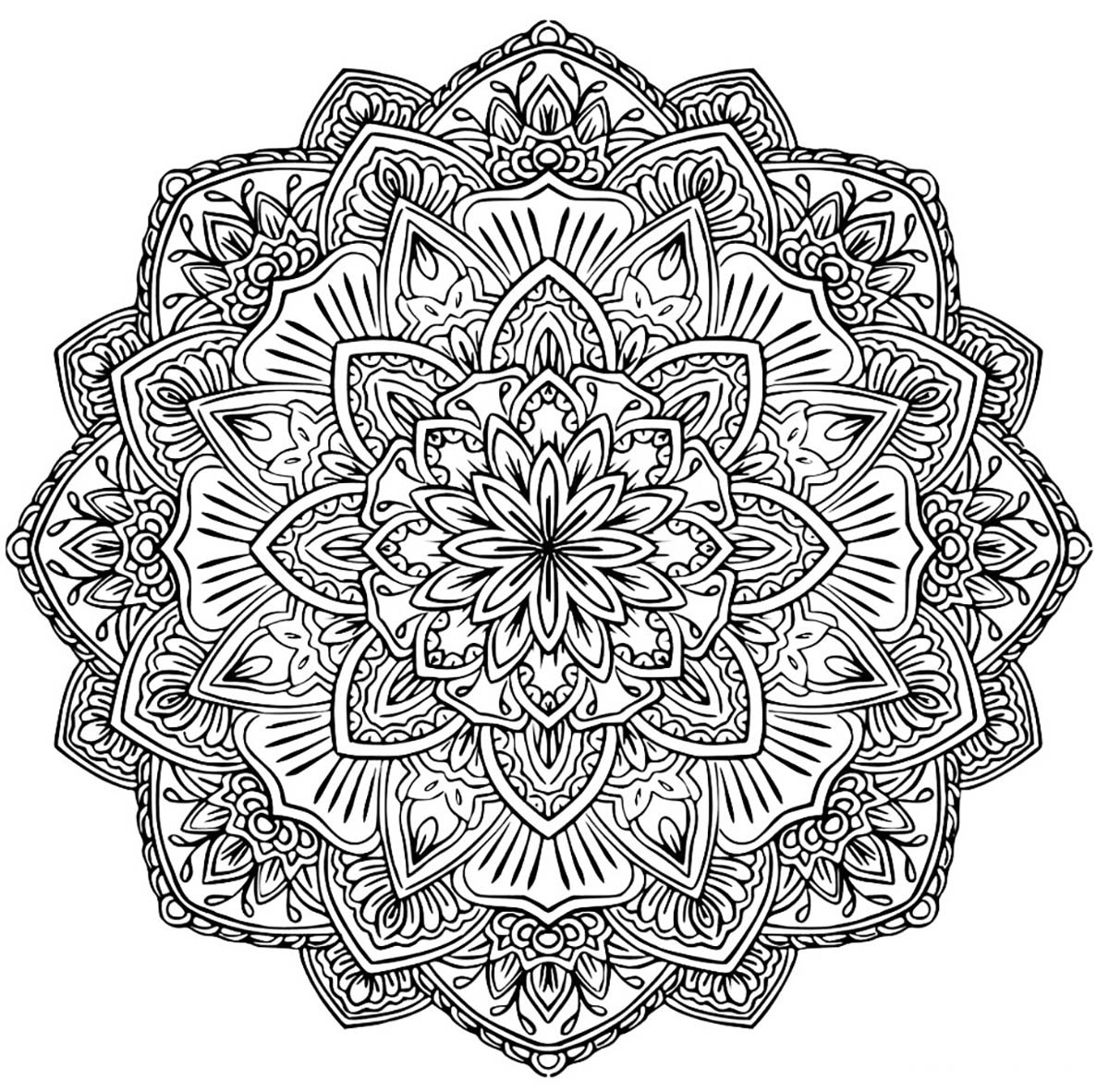Mandala To Download In Pdf 1 Mandalas Adult Coloring Pages