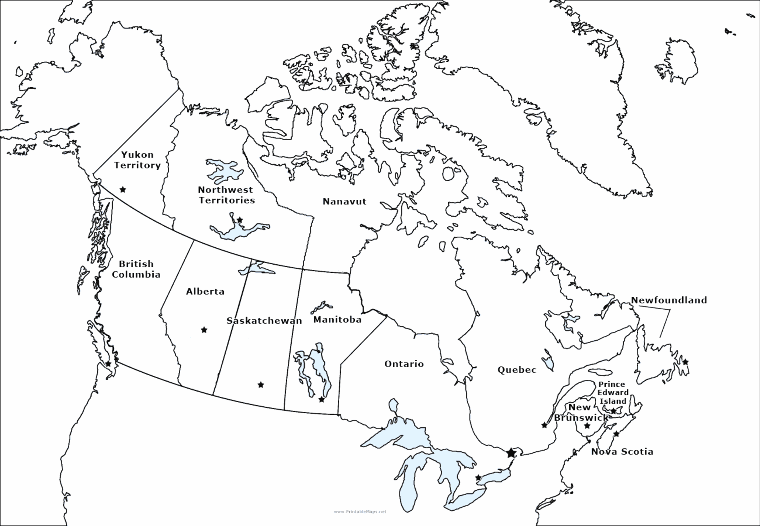 Map Of Canada Colouring Page At GetColorings Free Printable Colorings Pages To Print And Color