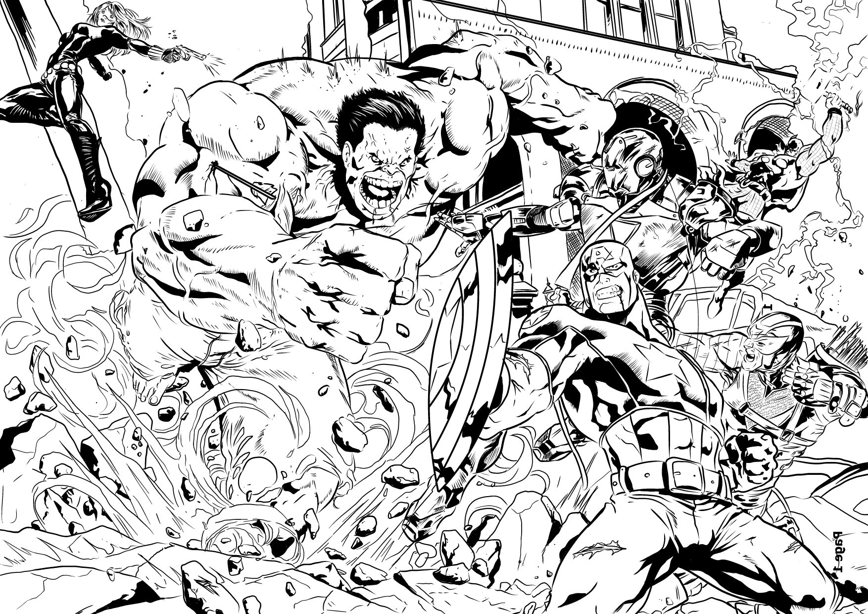 Marvel Coloring Pages For Adults