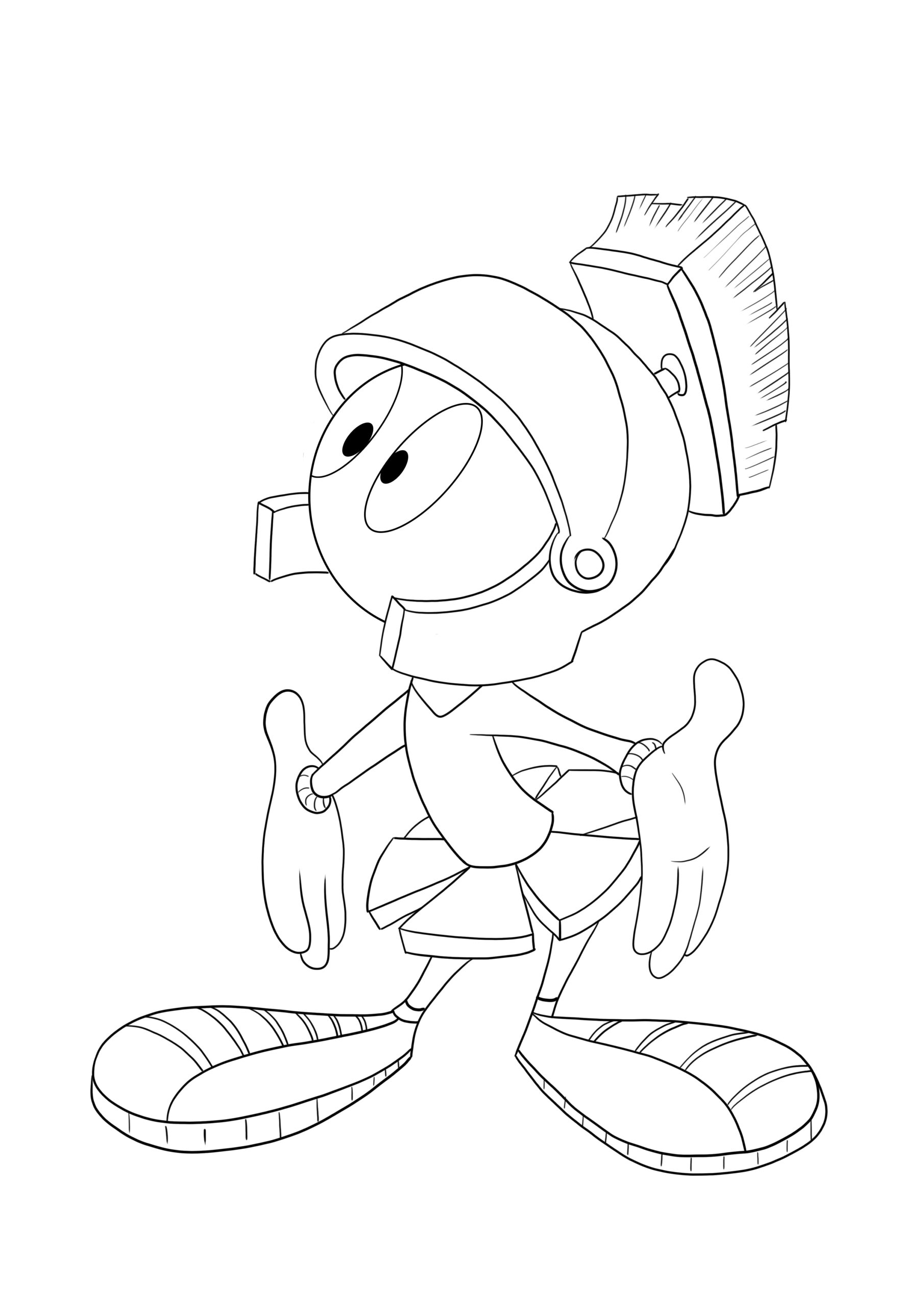 Marvin The Martian Coloring Pages