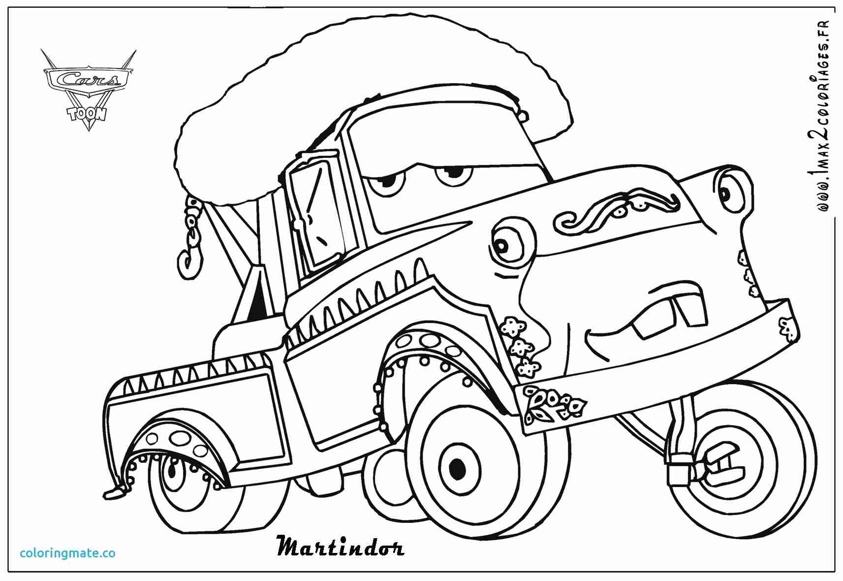 Mater Coloring Page