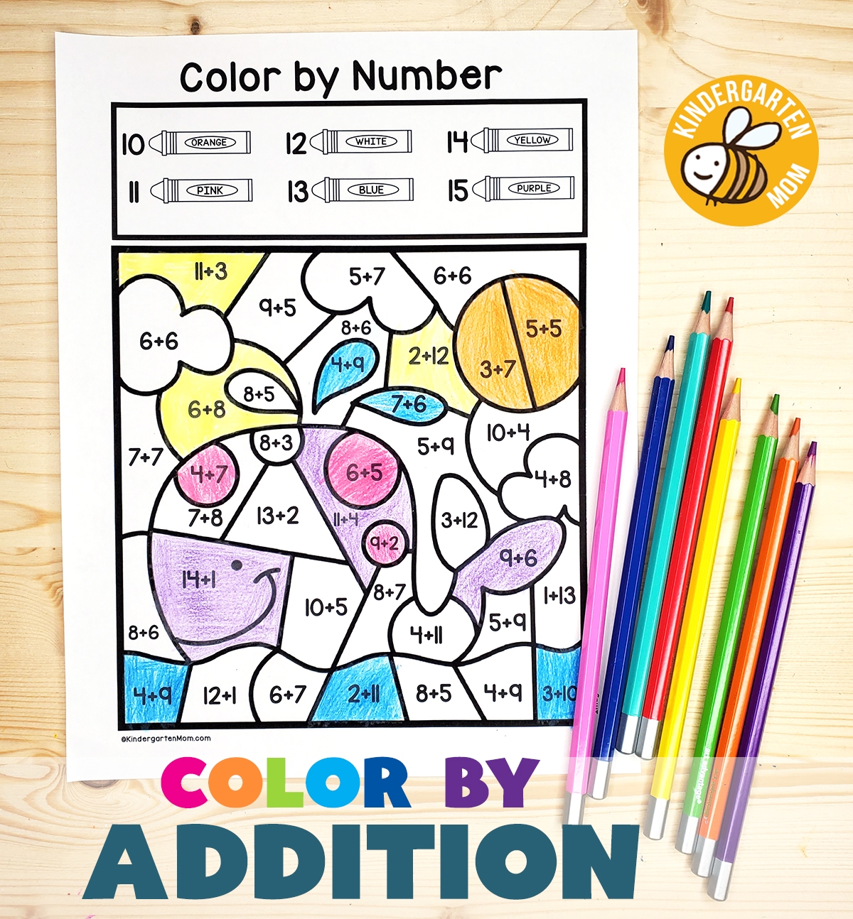 Math Facts Coloring Pages