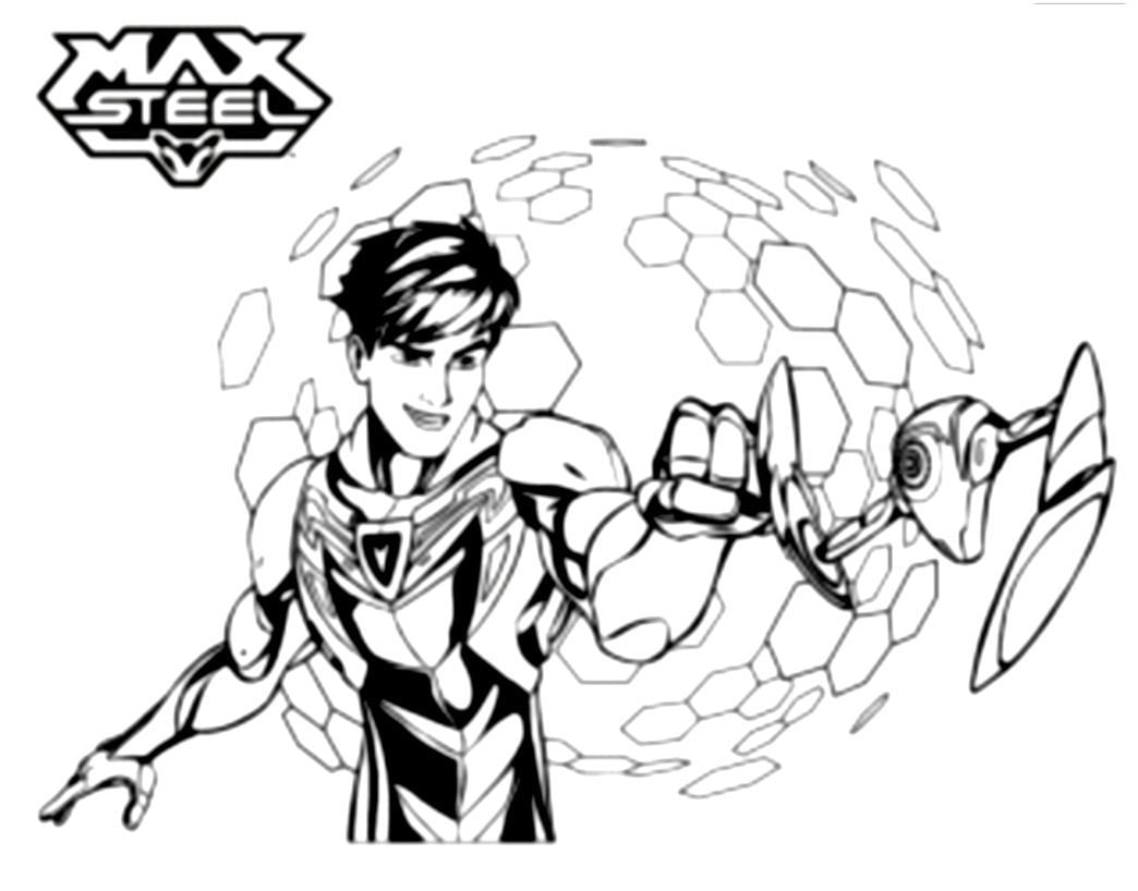 Max Steel Coloring Pages