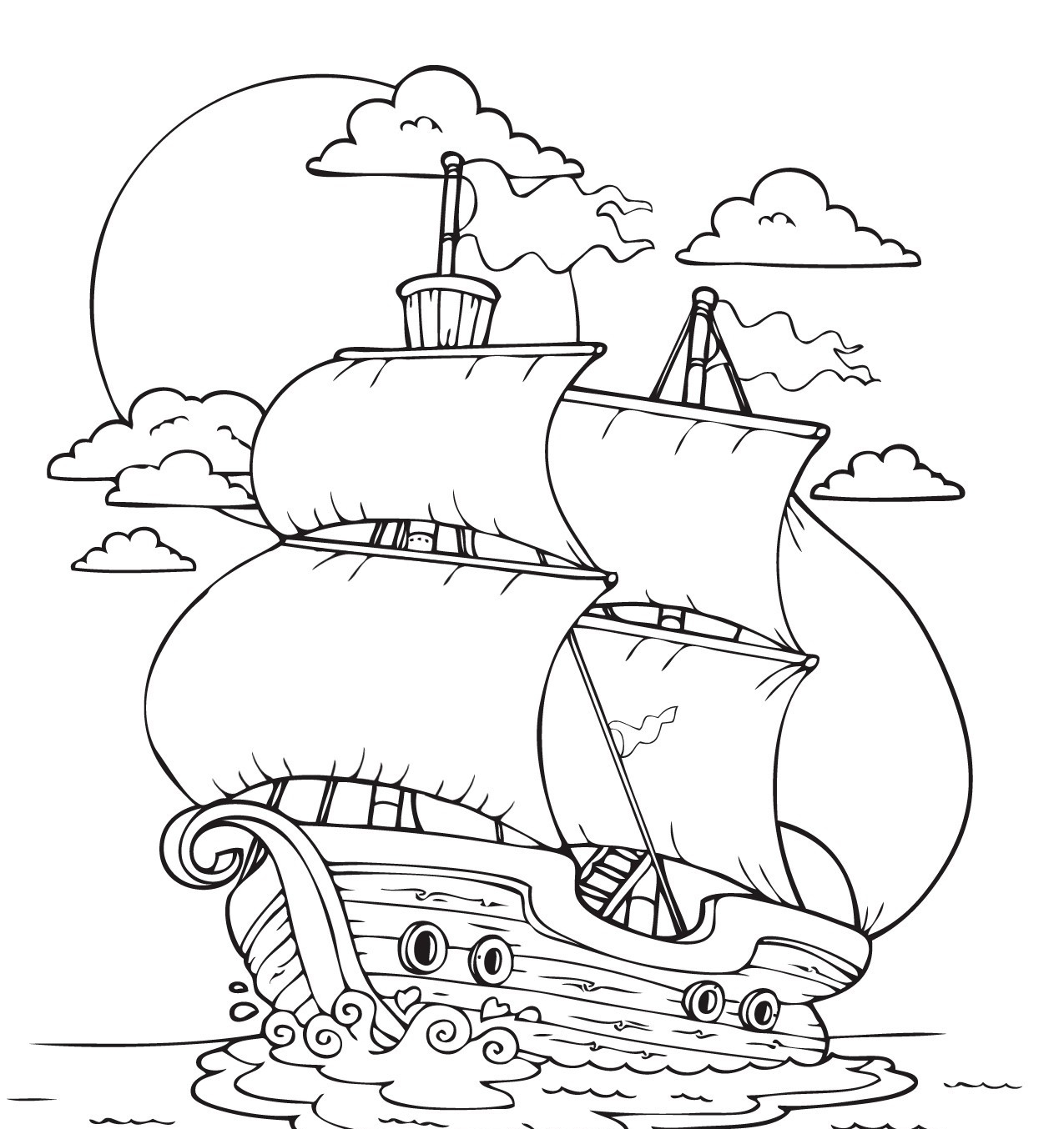 Mayflower Coloring Pages Best Coloring Pages For Kids