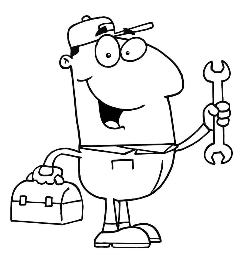 Mechanic Coloring Pages Free Printable Coloring Pages For Kids