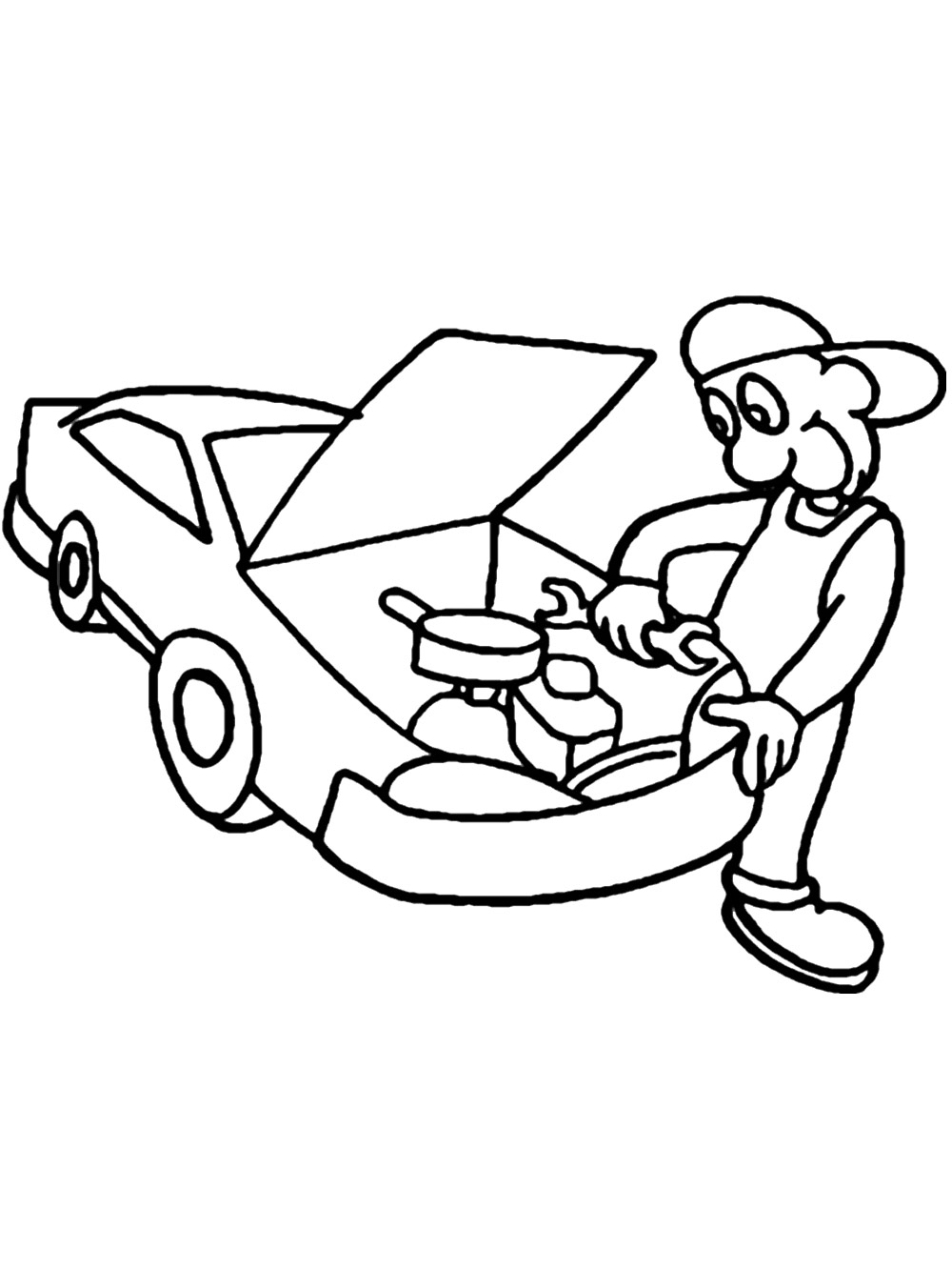 Mechanic Coloring Pages Https Ift Tt GqvTYoK