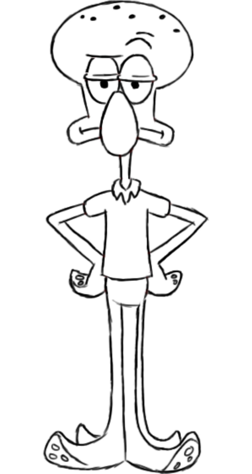 Mewarnai Squidward