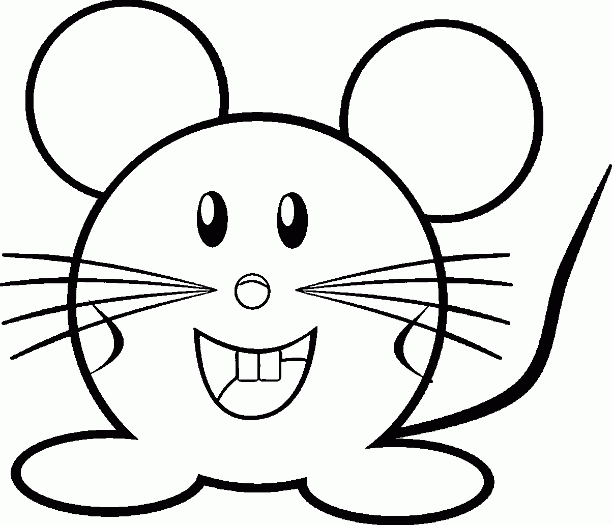 Mouse Paint Coloring Page