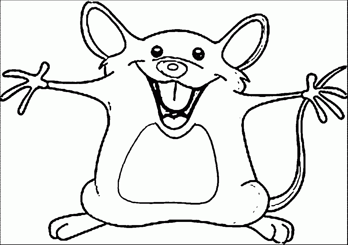 Vera Mouse Coloring Pages