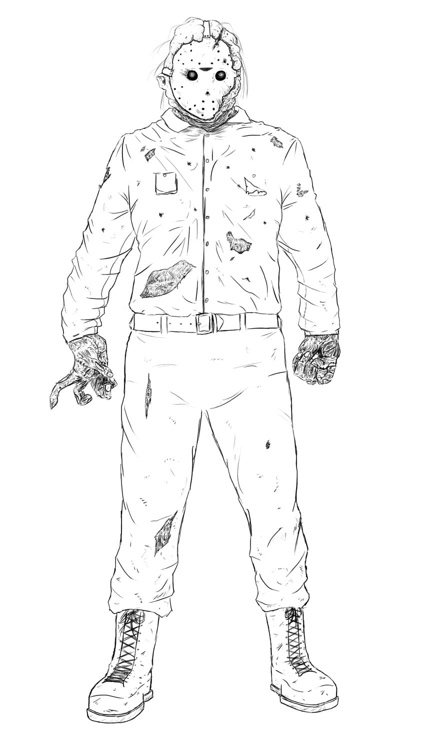Michael Myers Coloring Pages