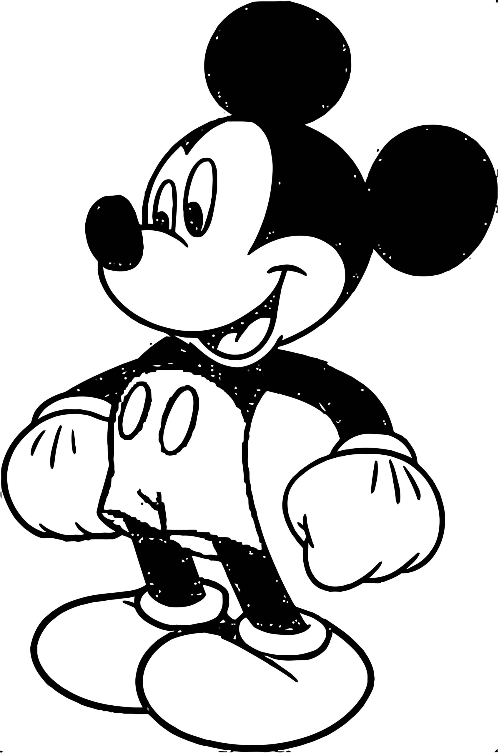 Free Mickey Mouse Coloring Pages