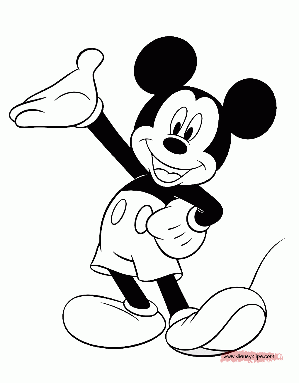Mickey Mouse Coloring Pages 7 Disney S World Of Wonders