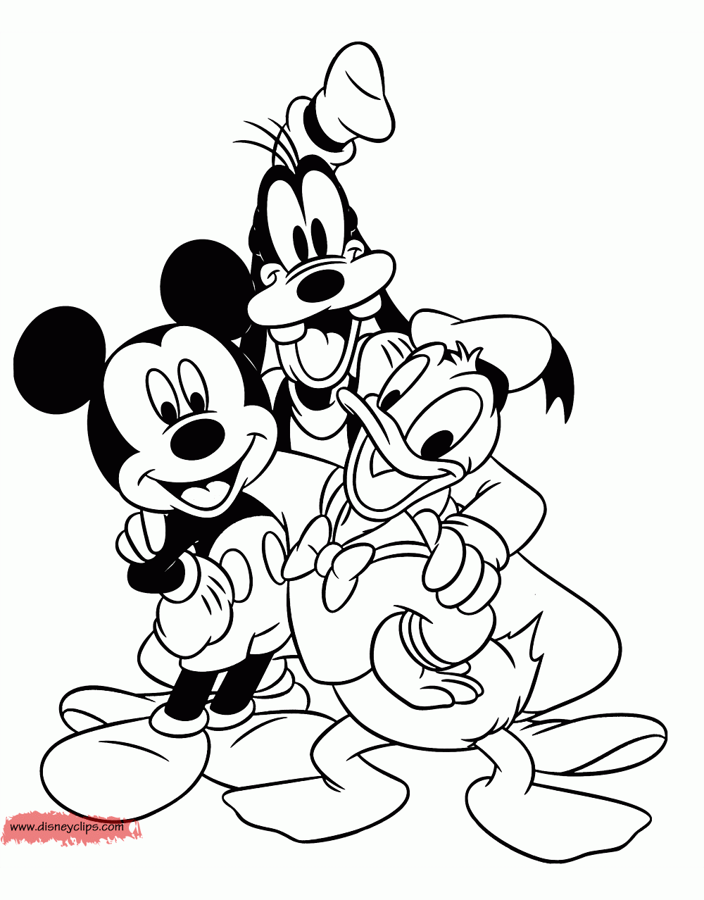 Mickey Mouse Friends Coloring Pages 2 Disney S World Of Wonders