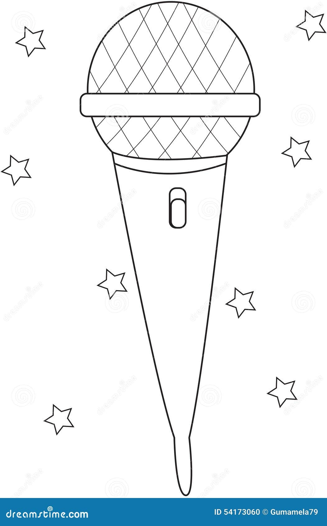 Microphone Pages To Print Coloring Pages