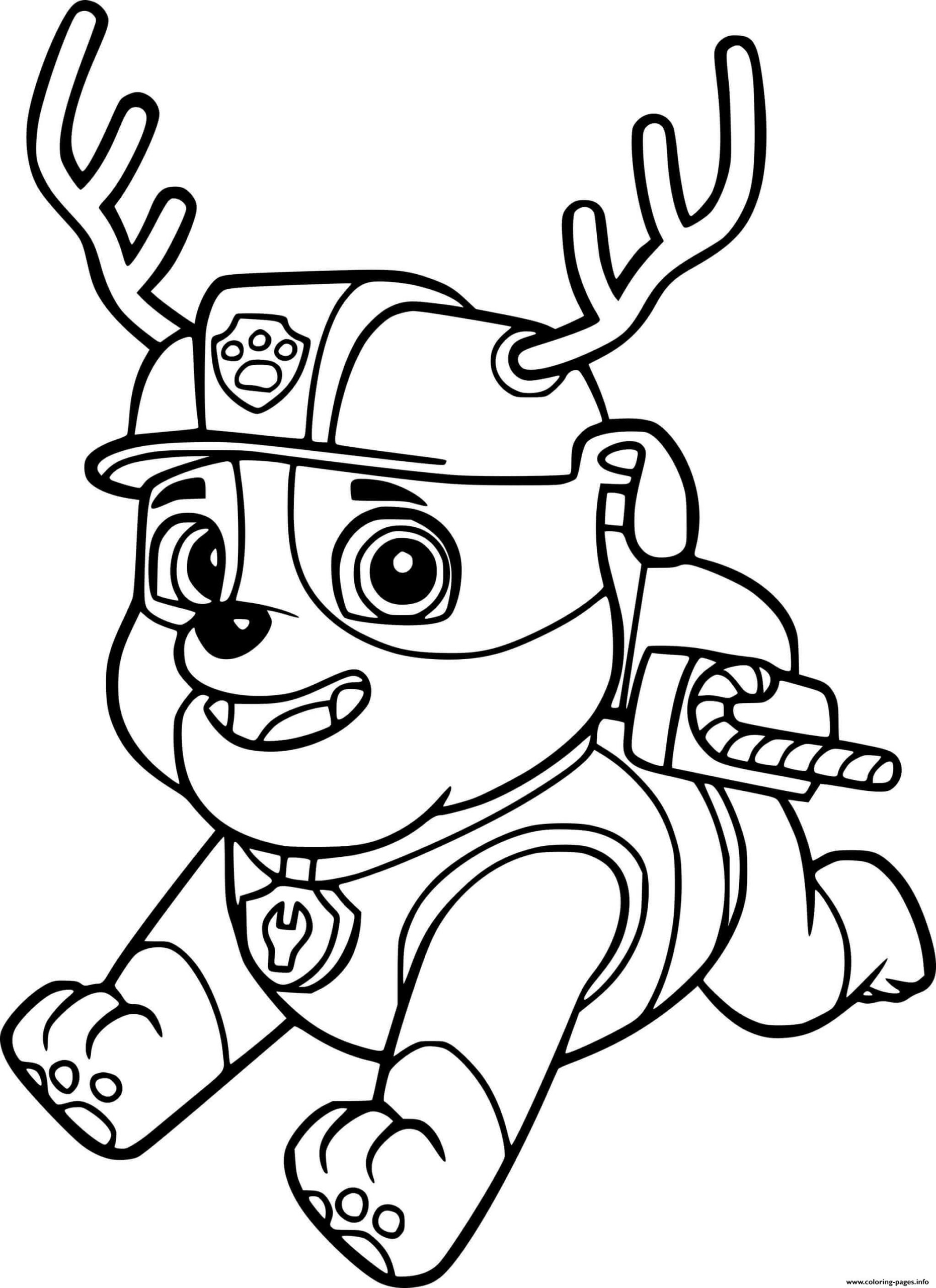 Rubble Coloring Page