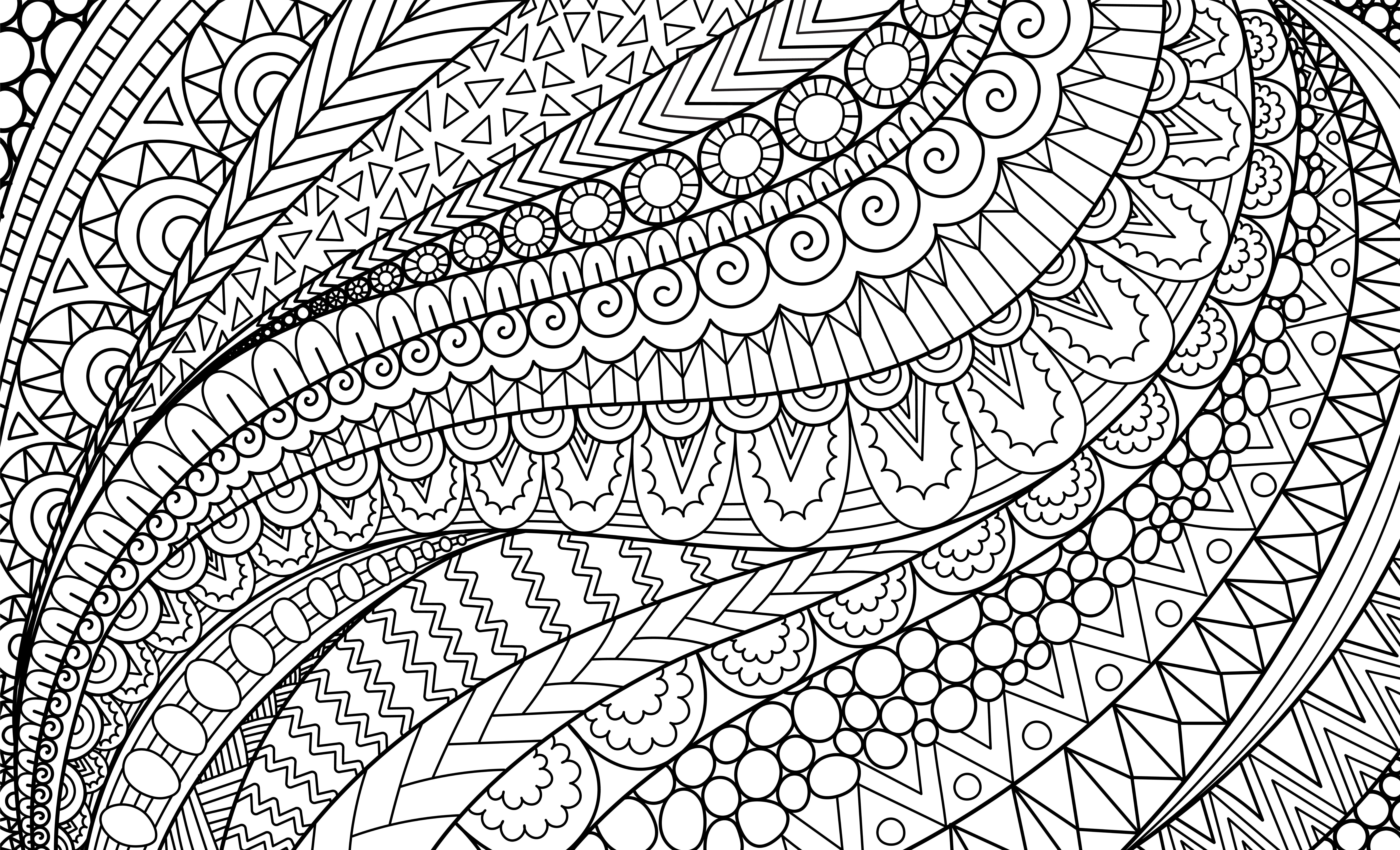 Mindfulness Coloring Pattern Abstract Line Art Line Art Art Background