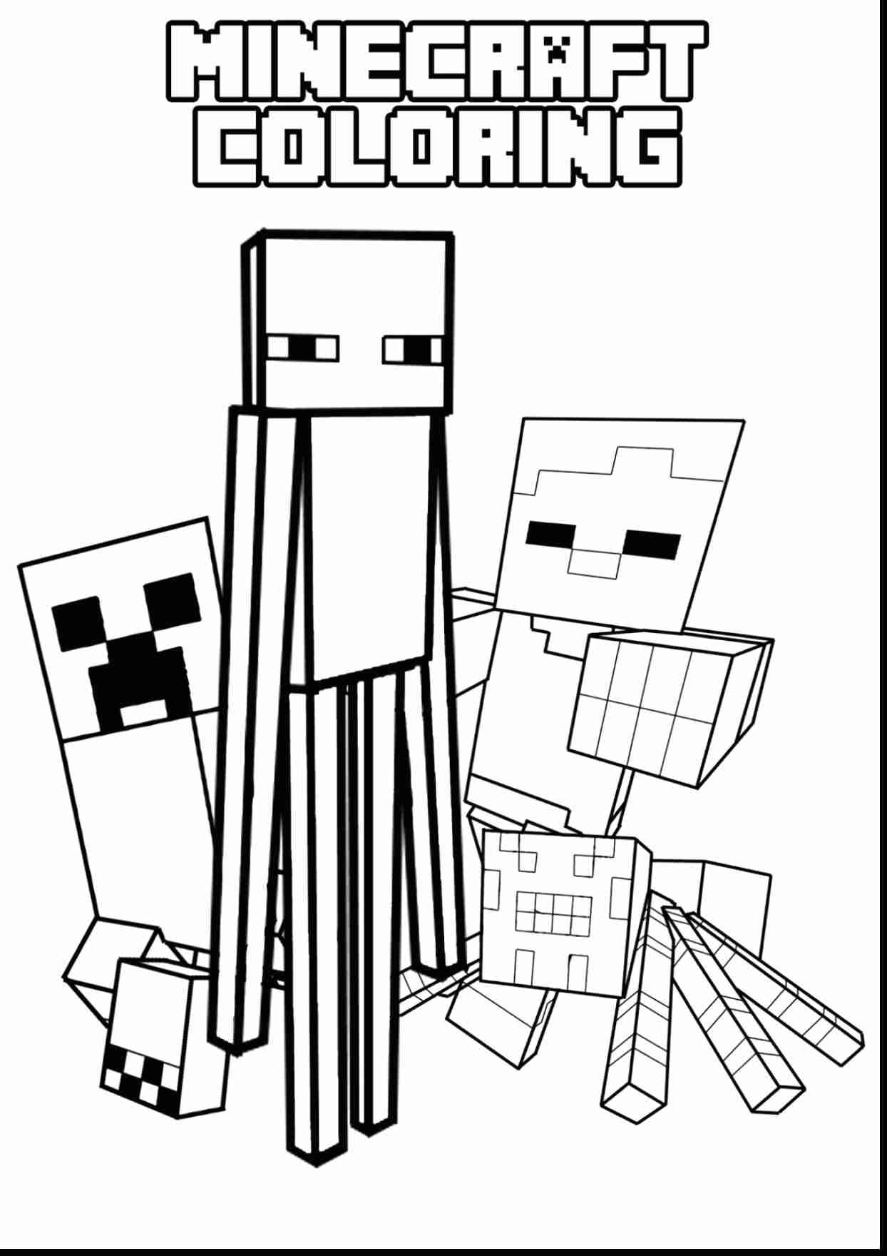 Creeper Coloring Page