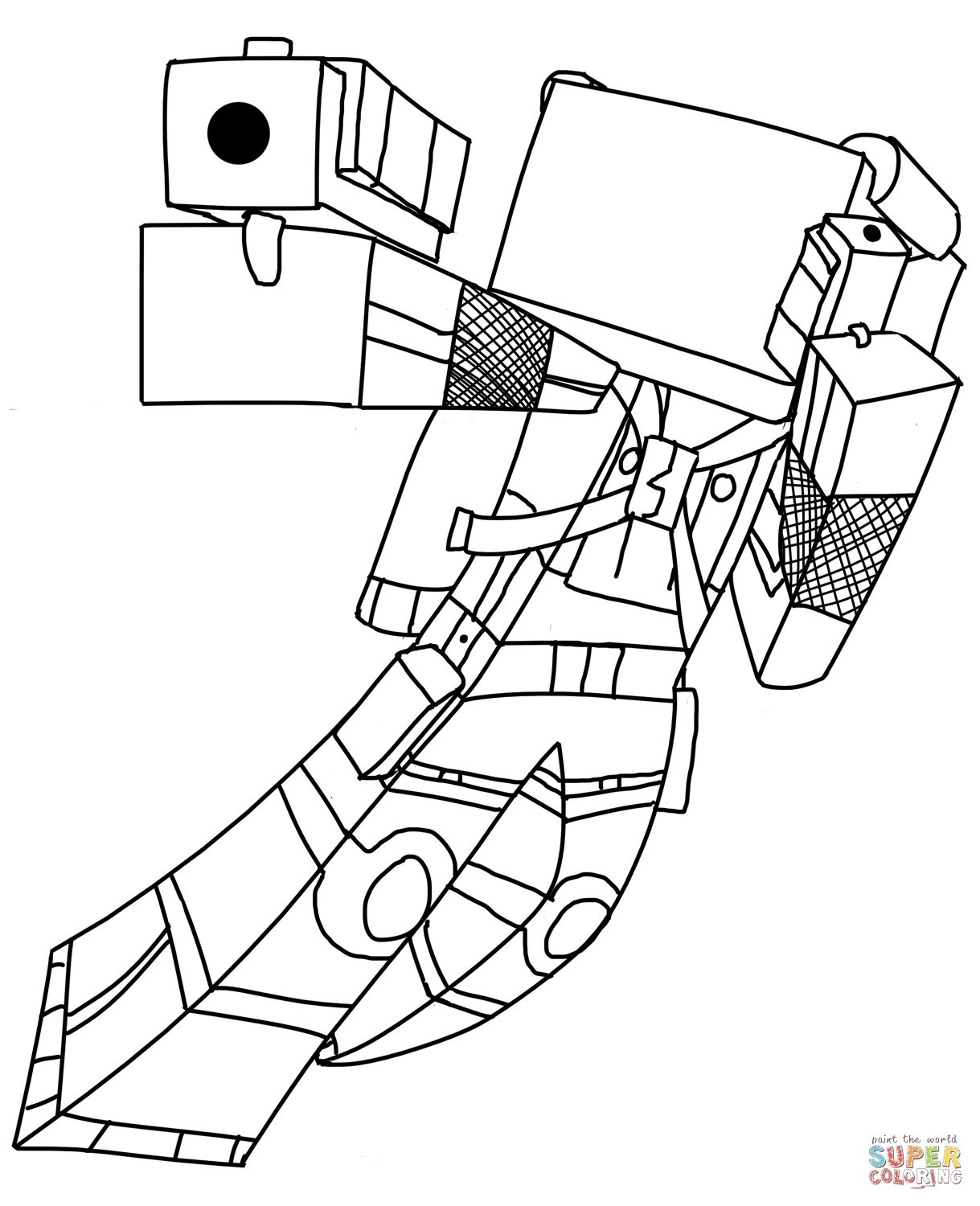 Minecraft Coloring Pages Dantdm At GetColorings Free Printable Colorings Pages To Print