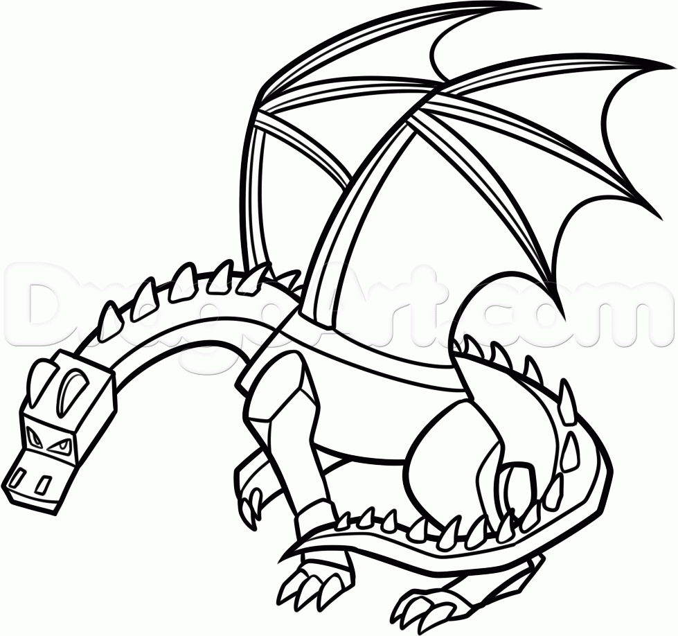 Minecraft Colouring In Pages Ender Dragon Google Search Dragon Coloring Page Minecraft