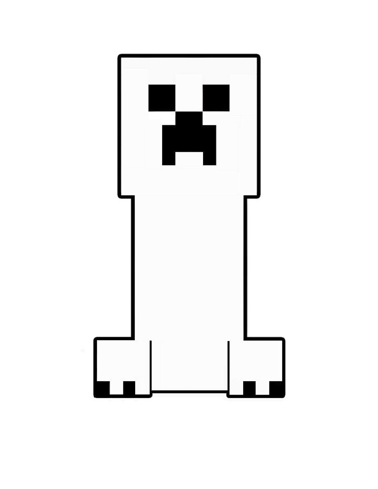 Minecraft Creeper Coloring Page For Kids K5 Worksheets